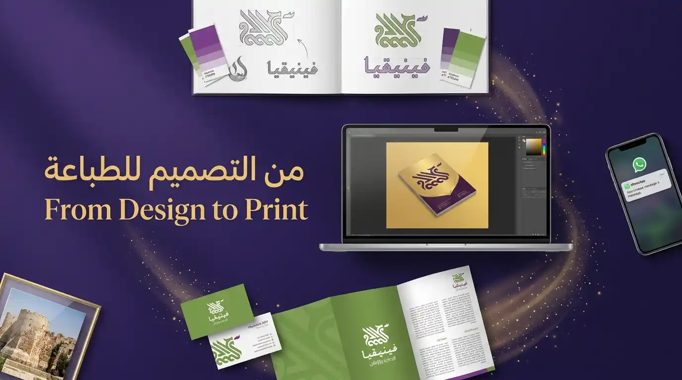 طلّاب مطبعة فينيقيا في حمص – تواصل واتساب لطلب التصميم والطباعة